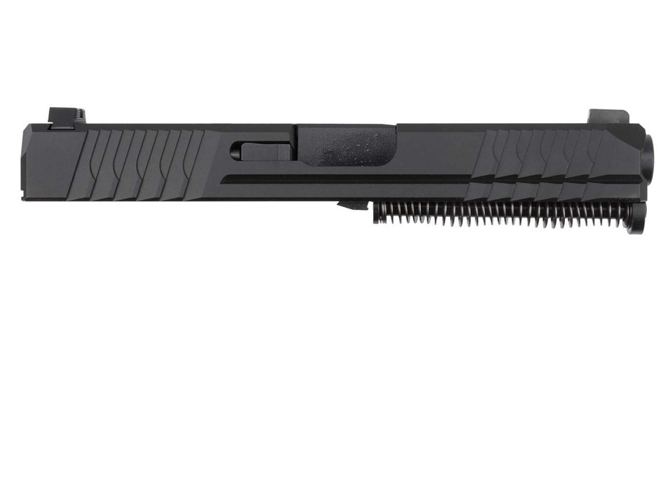 P80 Glock 19 compatible slide assembly top view